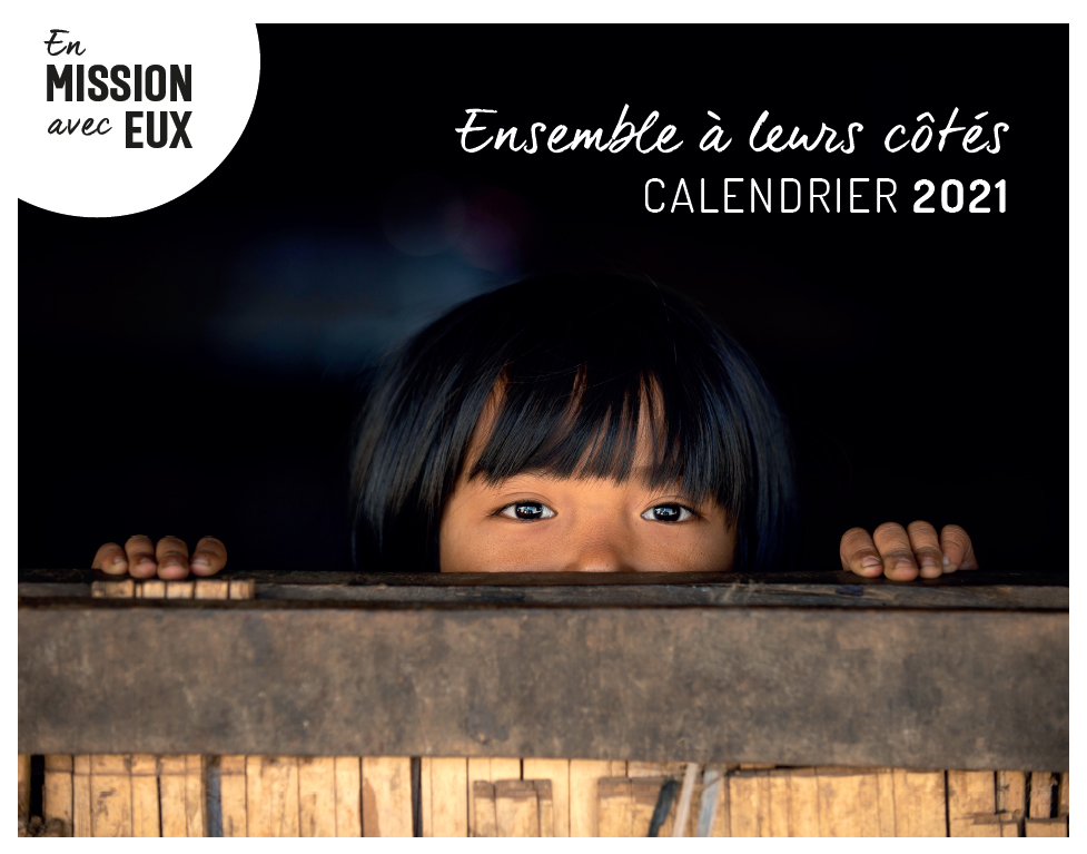 Couverture calendrier 2021 Action Missionnaire