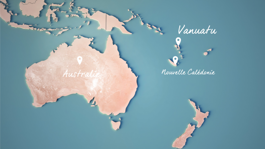Carte Vanuatu
