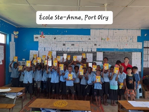 Évangile au Vanuatu : école Sainte Anne , Port Olry